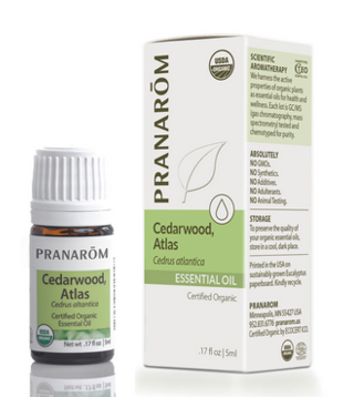 Pranarom Organic Cedarwood Atlas Oil, 5ml