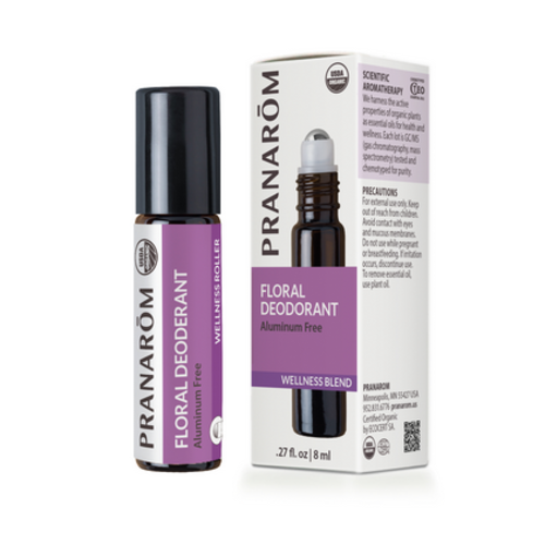 Pranarom Organic Floral (Women's) Deodorant Roller, 8ml Pranarom Organic Floral (Women's) Deodorant Roller, 8ml