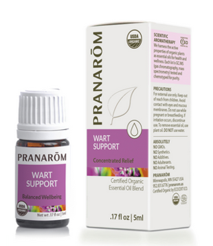 Pranarom Organic Wart Support, 5ml