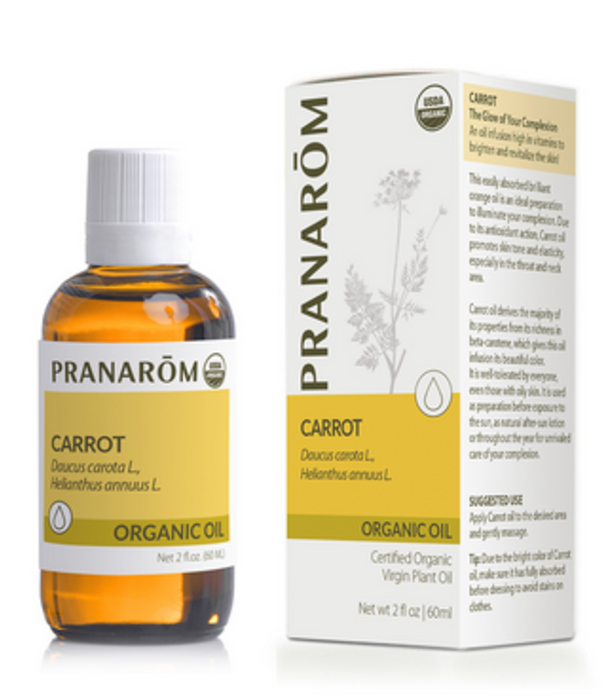 Pranarom Organic Carrot Virgin Plant Oil, 60ml
