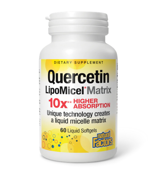 Natural Factors Quercetin LipoMicel Matrix, 60sg