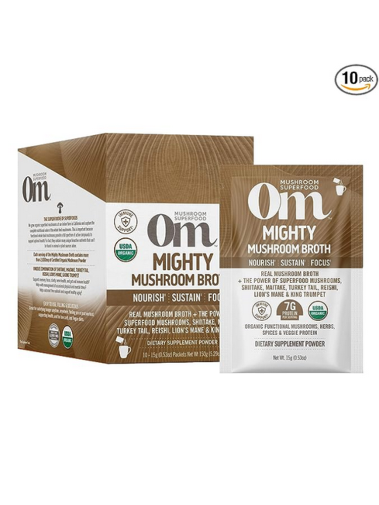 OM Mushroom Om Mushroom Broth, Mighty Mushroom, 53oz.