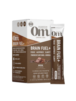 OM Mushroom Om Mushroom Drink Mix, Brain Fuel+ Mocha Mushroom Superfood, Single