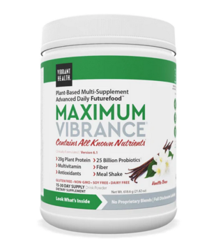 Vibrant Health Maximum Vibrance, 22.1oz. (vanilla)