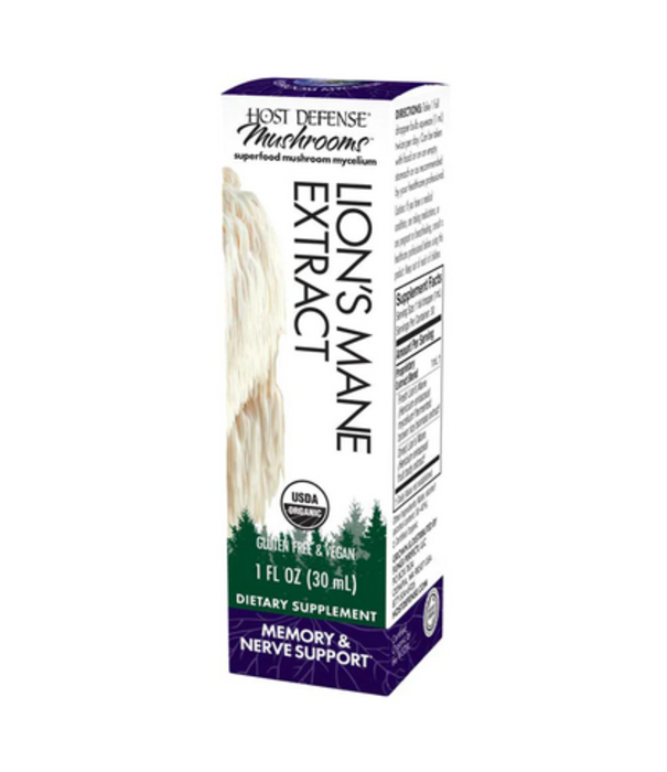 HOST DEFENSE Host Defense Lion's Mane Extract, 1oz.
