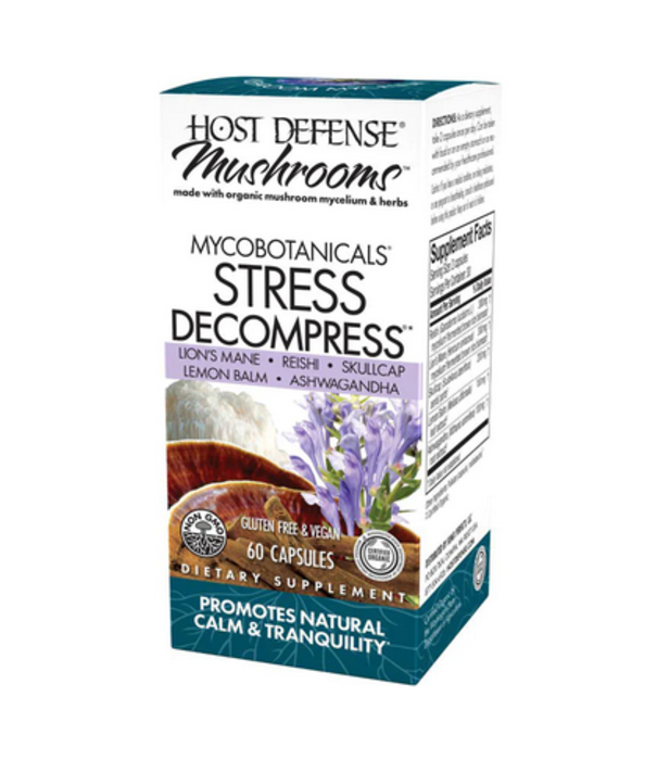 HOST DEFENSE Host Defense Mycobotanicals Stress Decompress, 60cp