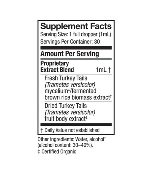 HOST DEFENSE Host Defense Turkey Tail Extract, 1oz.