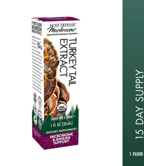 HOST DEFENSE Host Defense Turkey Tail Extract, 1oz.