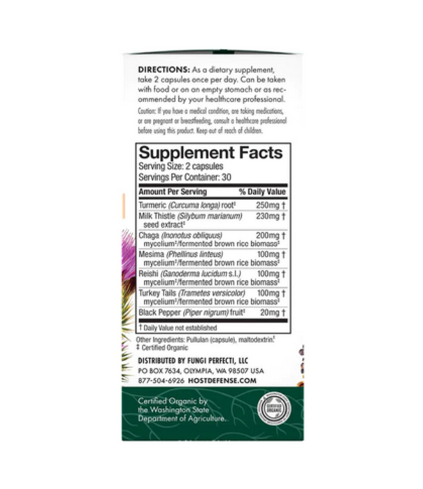 HOST DEFENSE Host Defense MycoBotanicals Liver, 60cp