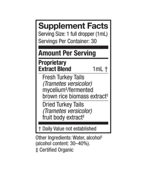HOST DEFENSE Host Defense Turkey Tail Extract, 2oz.
