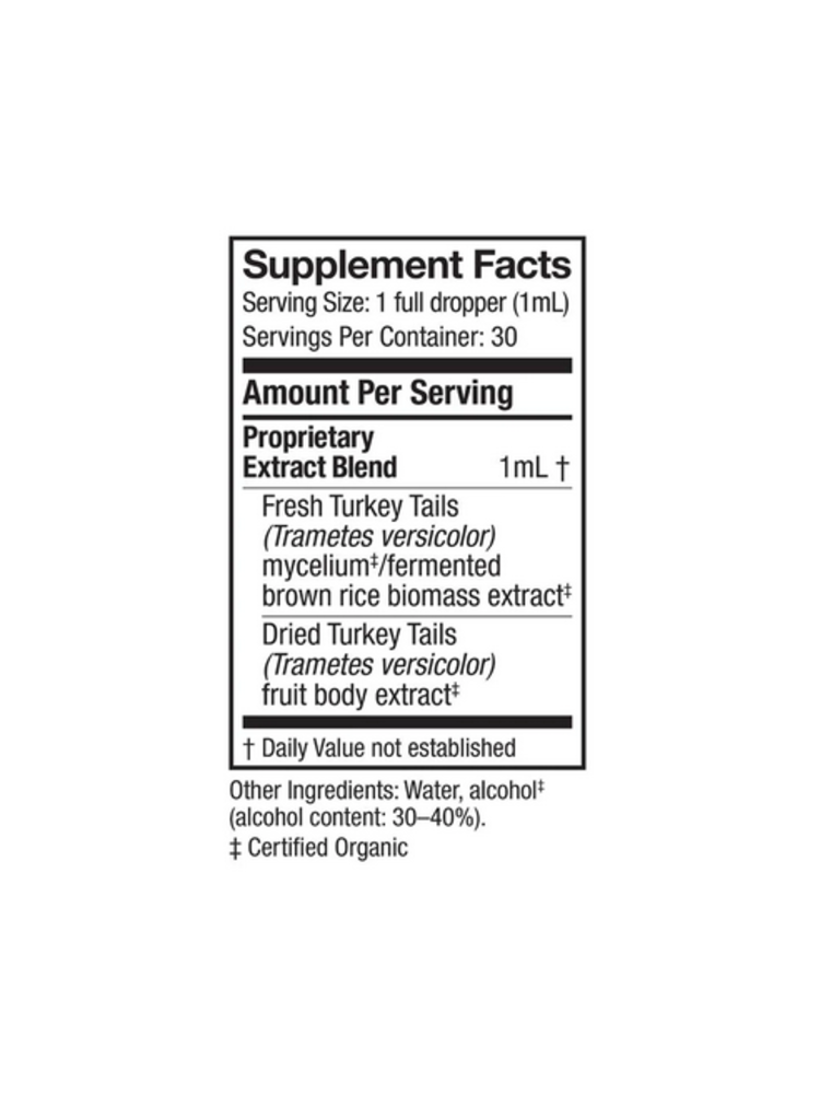 HOST DEFENSE Host Defense Turkey Tail Extract, 2oz.