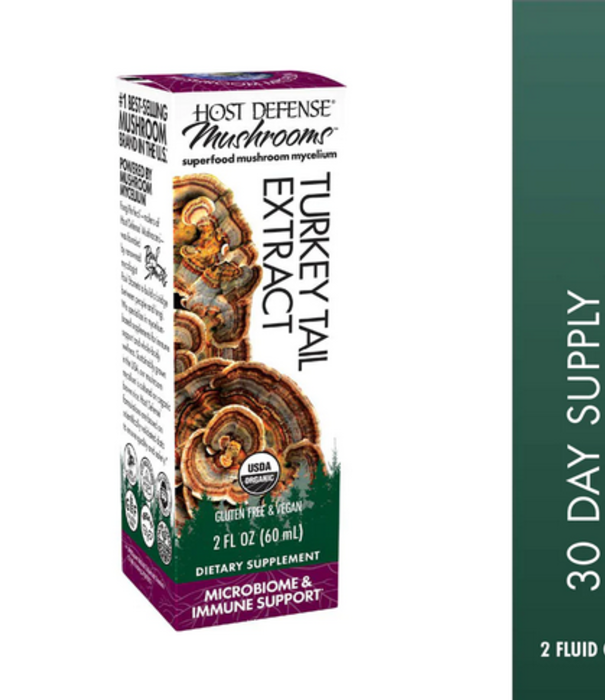 HOST DEFENSE Host Defense Turkey Tail Extract, 2oz.