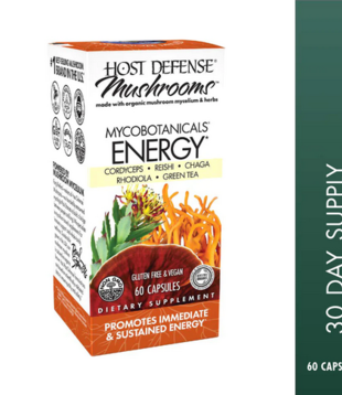 Host Defense MycoBotanicals Energy, 60cp
