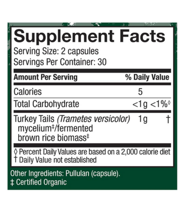 HOST DEFENSE Host Defense Turkey Tail, 120cp