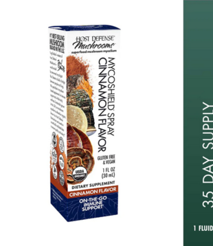 Host Defense Mycoshield Spray, Cinnamon, 1oz. - DISCO