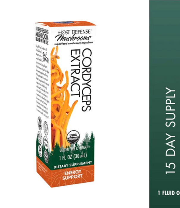 HOST DEFENSE Host Defense Cordyceps Extract, 1oz.