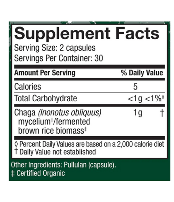 HOST DEFENSE Host Defense Chaga, 60cp