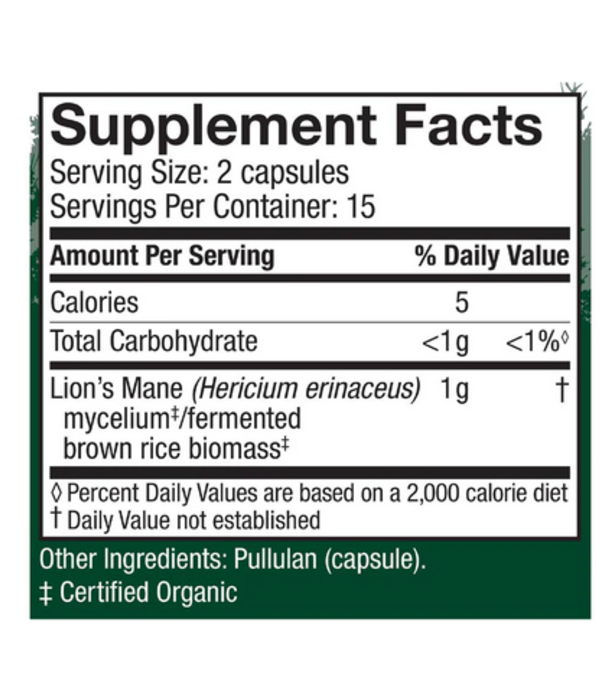 HOST DEFENSE Host Defense Lion's Mane 30ct
