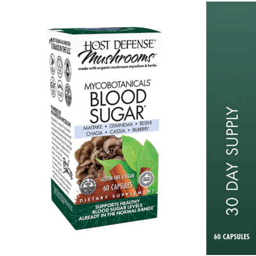 HOST DEFENSE Host Defense MycoBotanicals Blood Sugar, 60cp