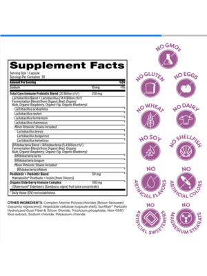 Probulin Probulin Total Care Immune Probiotic, 30ct