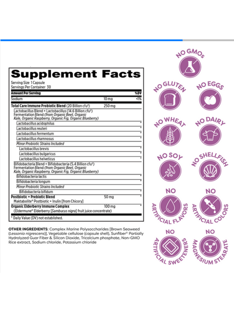 Probulin Probulin Total Care Immune Probiotic, 30ct