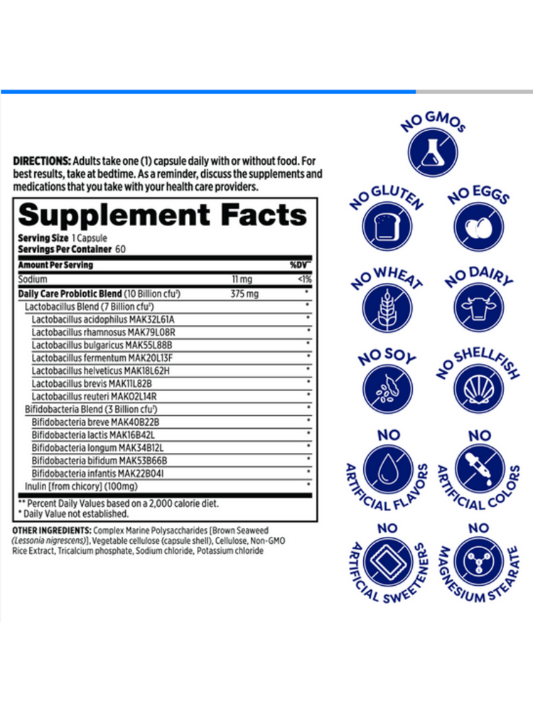 Probulin Probulin Daily Care Probiotic 60ct