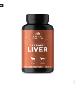 Ancient Nutrition Liver Glandular, 180ct