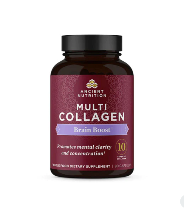 Ancient Nutrition Ancient Nutrition Multi Collagen Protein, Brain Boost Capsules, 90ct