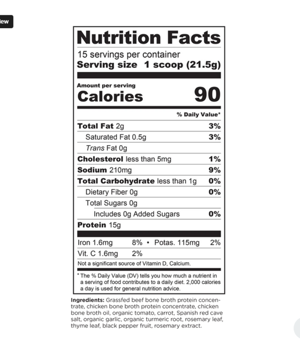 Ancient Nutrition Ancient Nutrition Bone Broth Protein, Chicken Soup, 15srv