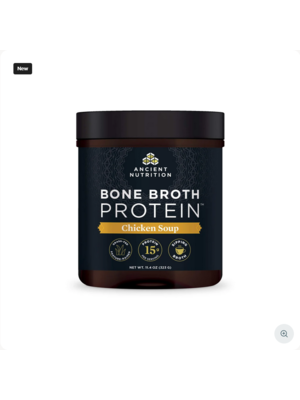 Ancient Nutrition Ancient Nutrition Bone Broth Protein, Chicken Soup, 15srv