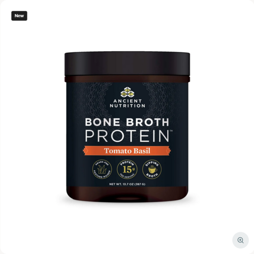 Ancient Nutrition Ancient Nutrition Bone Broth Protein, Tomato Basil, 15srv