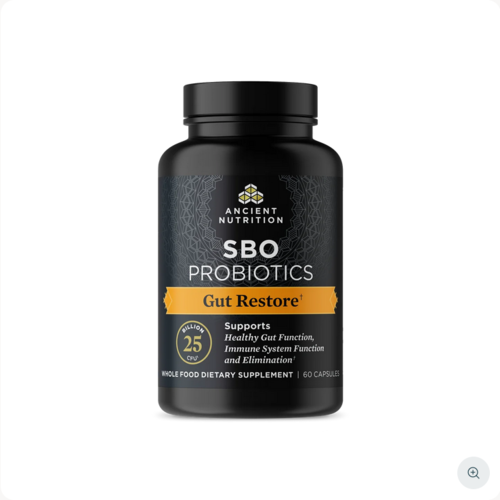 Ancient Nutrition Ancient Nutrition SBO Probiotics, Gut Restore, 60cp.