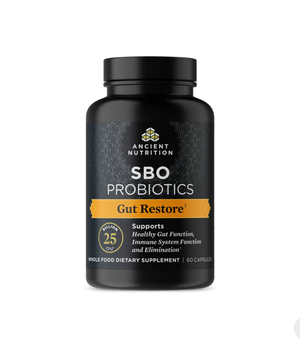 Ancient Nutrition Ancient Nutrition SBO Probiotics, Gut Restore, 60cp.