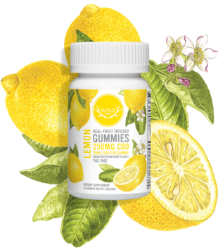 Wyld CBD Gummies 250mg, Lemon, 10ct