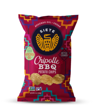 Siete Kettle Chips, Chipotle BBQ, 5.5oz.
