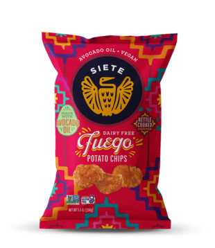 Siete Kettle Chips, Fuego, 5.5oz.