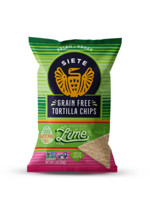 Siete Tortilla Chips, Lime, 5oz.