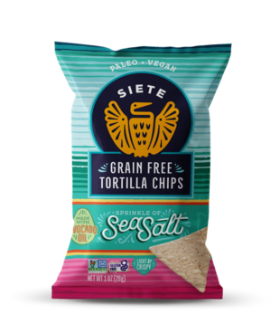 Siete Tortilla Chips, Sea Salt, 5oz.