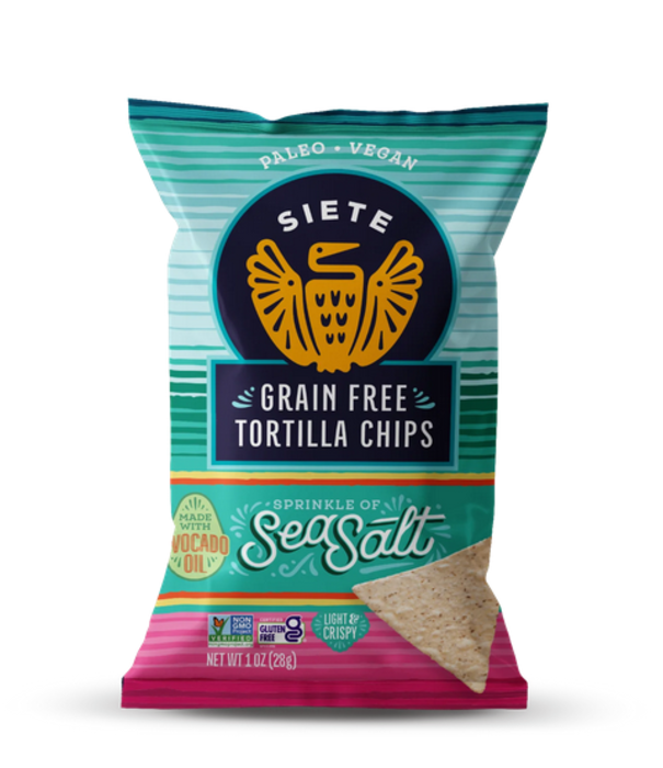 Siete Tortilla Chips, Sea Salt, 5oz.