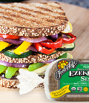 Food for Life Bread, Ezekiel, Sesame, Organic, 24oz.