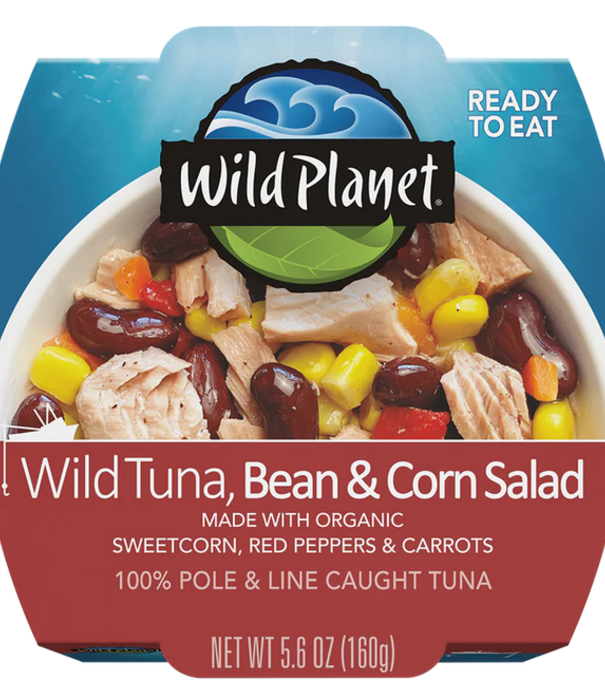 Wild Planet Wild Tuna, Bean & Corn Salad, 5.6oz.