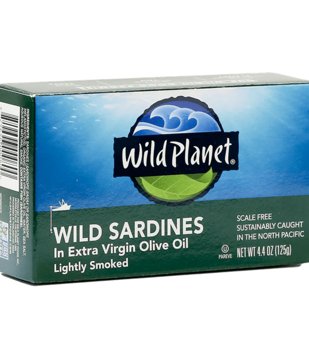 Wild Planet Wild Sardines, in Olive Oil, 4.4oz.
