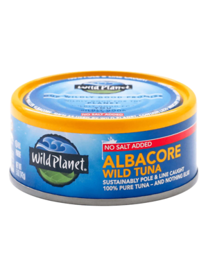 Wild Planet Wild Tuna, Albacore, No Salt, 5oz.
