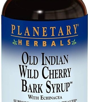 Planetary Herbals Old Indian Wild Cherry Bark Syrup, 8oz.
