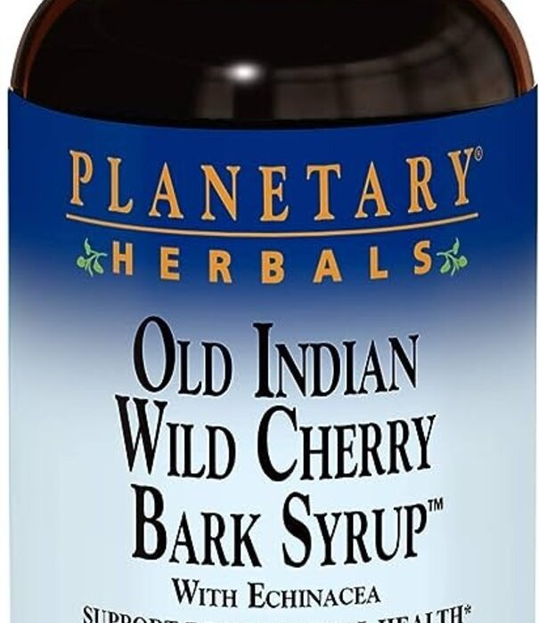 Planetary Herbals Old Indian Wild Cherry Bark Syrup, 8oz.