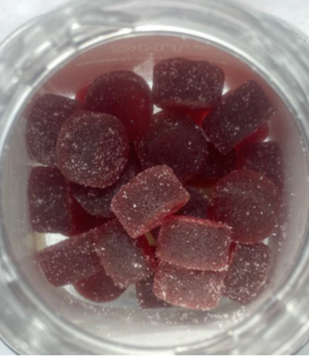 Lumi Sour Strawberry Cookies D9 Gummies, 15ct