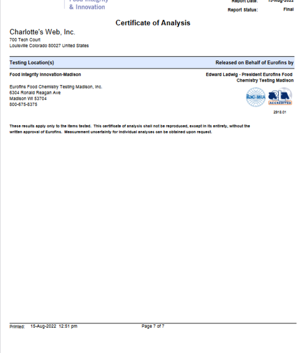 CHARLOTTE'S WEB Charlotte's Web Immunity Gummies, Lemon Berry, 60ct