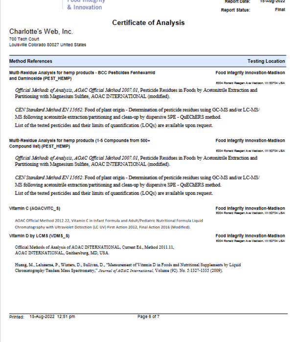 CHARLOTTE'S WEB Charlotte's Web Immunity Gummies, Lemon Berry, 60ct