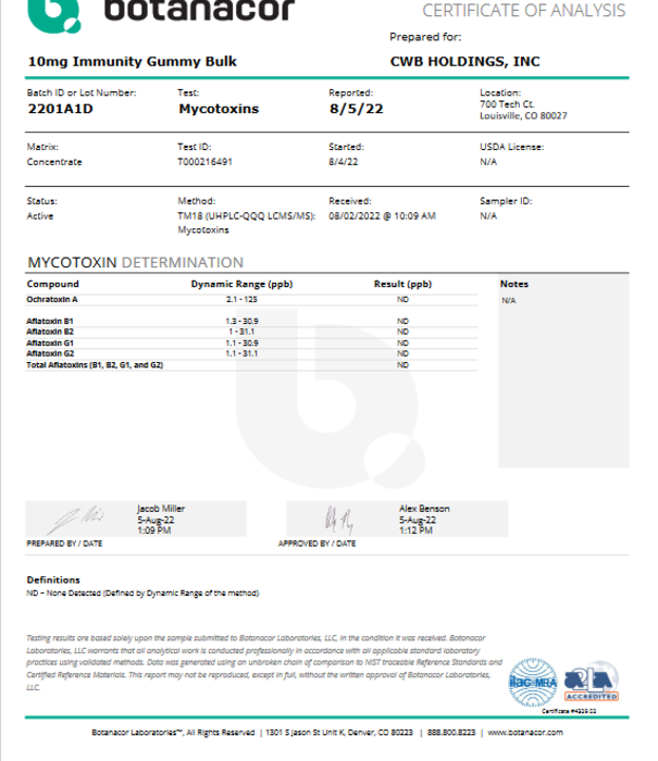 CHARLOTTE'S WEB Charlotte's Web Immunity Gummies, Lemon Berry, 60ct