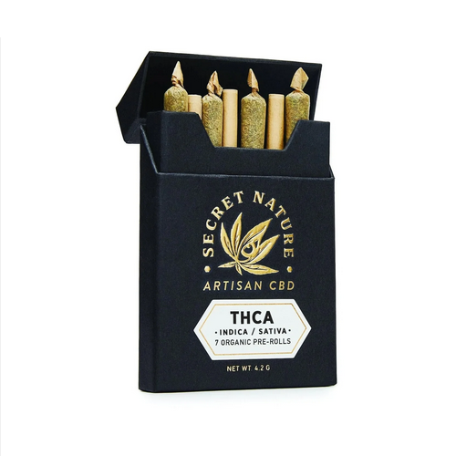 Secret Nature THCA PreRoll, Space Candy, Sativa, 7pk Secret Nature THCA PreRoll, Space Candy, Sativa, 7pk